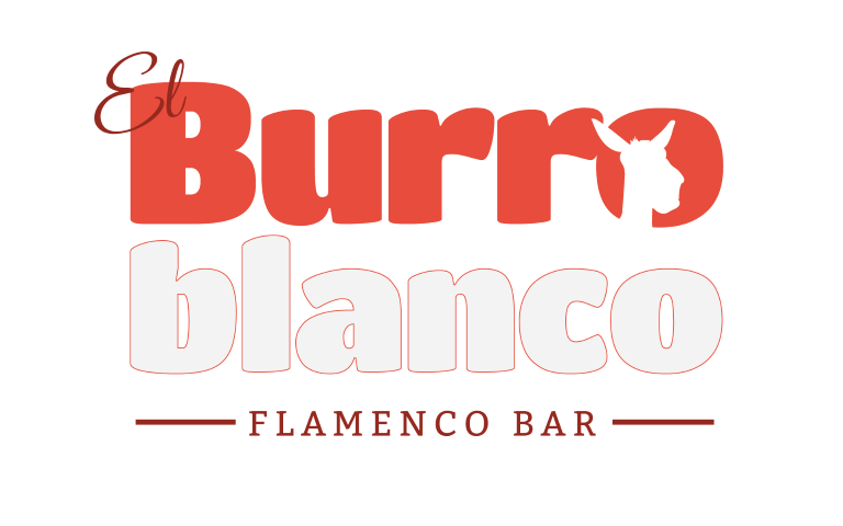 Logotipo del tablao el Burro Blanco Flamenco Bar